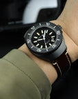 Aquatico T100+DLC Super Marine Titanium Tritium 5 級鈦合金超級夜光機械錶