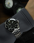Aquatico Super Ocean Tritium T100 氣燈 潛水機械錶 Black Dial