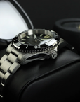 Aquatico Super Ocean Tritium T100 氣燈 潛水機械錶 Black Dial