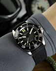 Aquatico Super Ocean Tritium T100 氣燈 潛水機械錶 Black Dial