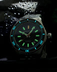 Aquatico Sea Recon 42mm Tritium T100 氣燈 潛水機械錶 Black
