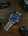 Aquatico Sea Recon 42mm Tritium T100 氣燈 潛水機械錶 Blue