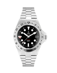 YEMA - Superman Worldtime GMT Steel - YGMT21A41-AMS