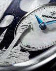 Venezianico 聖馬可教堂廣場 Redentore Bellanotte with intricate cityscape dial close up.