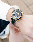 TACS ATL 復古黑金雙鏡頭自動錶 Automatic Twin Lens Retro 2002BZ Gold Limited Exclusive Box Set 黑色皮帶 + 金色鋼帶