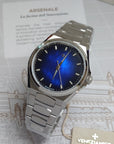 VENEZIANICO Arsenale 37 - 6121502C Blue 貝殼面 一體式錶帶