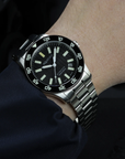 Aquatico Sea Dragon Tritium T100氣燈 潛水機械錶 Black Dial