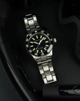 Aquatico Sea Dragon Tritium T100氣燈 潛水機械錶 Black Dial