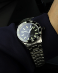 Aquatico Sea Dragon Tritium T100氣燈 潛水機械錶 Black Dial