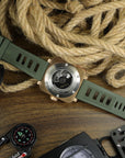 Aquatico Super Bronze Tritium T100氣燈 青銅潛水機械錶 Green