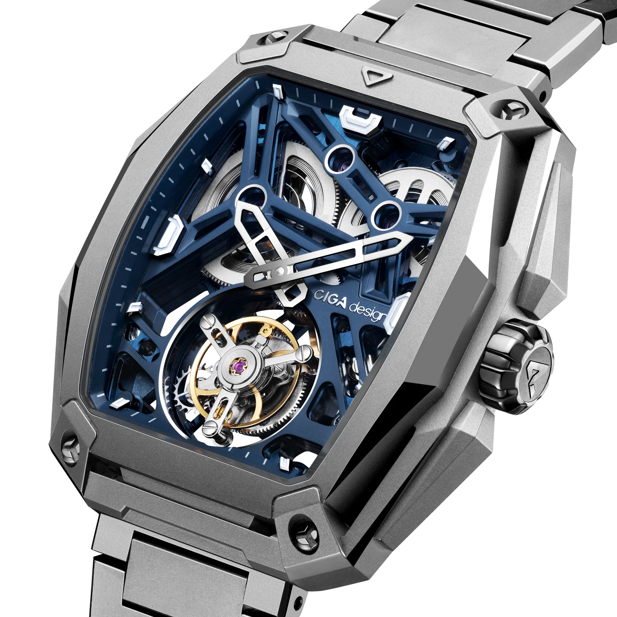 Ciga Design - Hunter Tourbillon Blue - Z037-TIBU-1T6B
