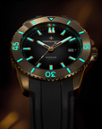 Venezianico Nereide Bronzo 青銅自動錶 橡膠帶 4521555
