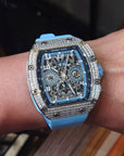 Bonest Gatti 酒桶形水晶多功能自動錶 BG5004-R4-BLUE