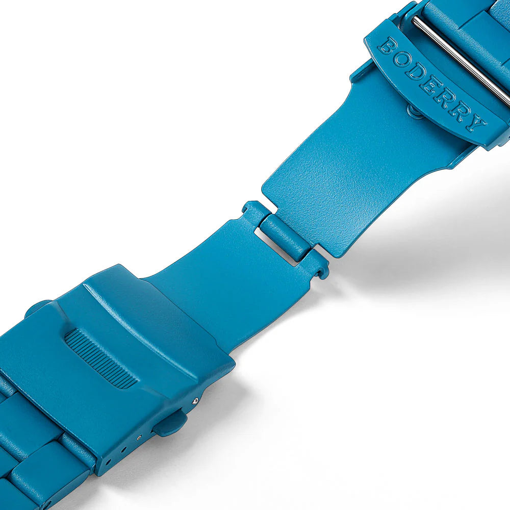 buckle Boderry VOYAGER 72-Hours Titanium Automatic - BD-A19TBC-N03 Cerulean Blue
