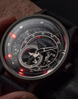 The Electricianz LED 夜燈半鏤空自動錶 Hybrid Mechanical Time Display 系列 E-Gun
