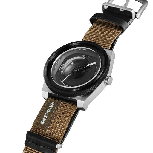 TACS Nato- Lens 鏡頭錶 1503A 橄欖綠色尼龍帶