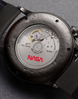 NASA OVD : FULL MOON RISING 旋轉夜光月球機械錶 M1/F02 黑