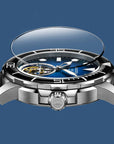 Peacock Ocean Wing Tourbillon 300M Diver Watch - 孔雀海洋之翼陀飛輪300米潛水錶 - PFG0201.01 Blue