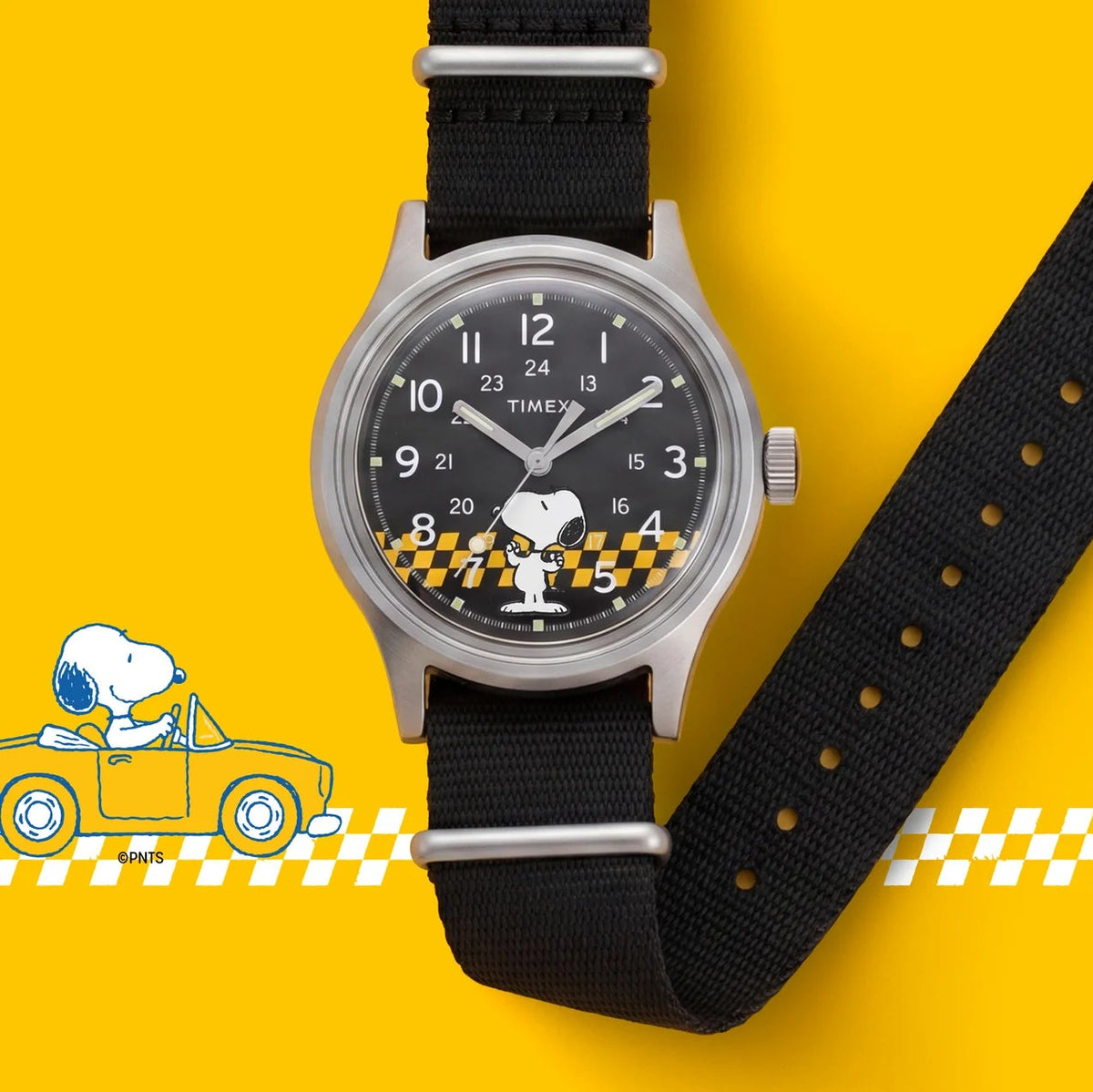 Timex x Peanuts MK1 Fabric Strap watch