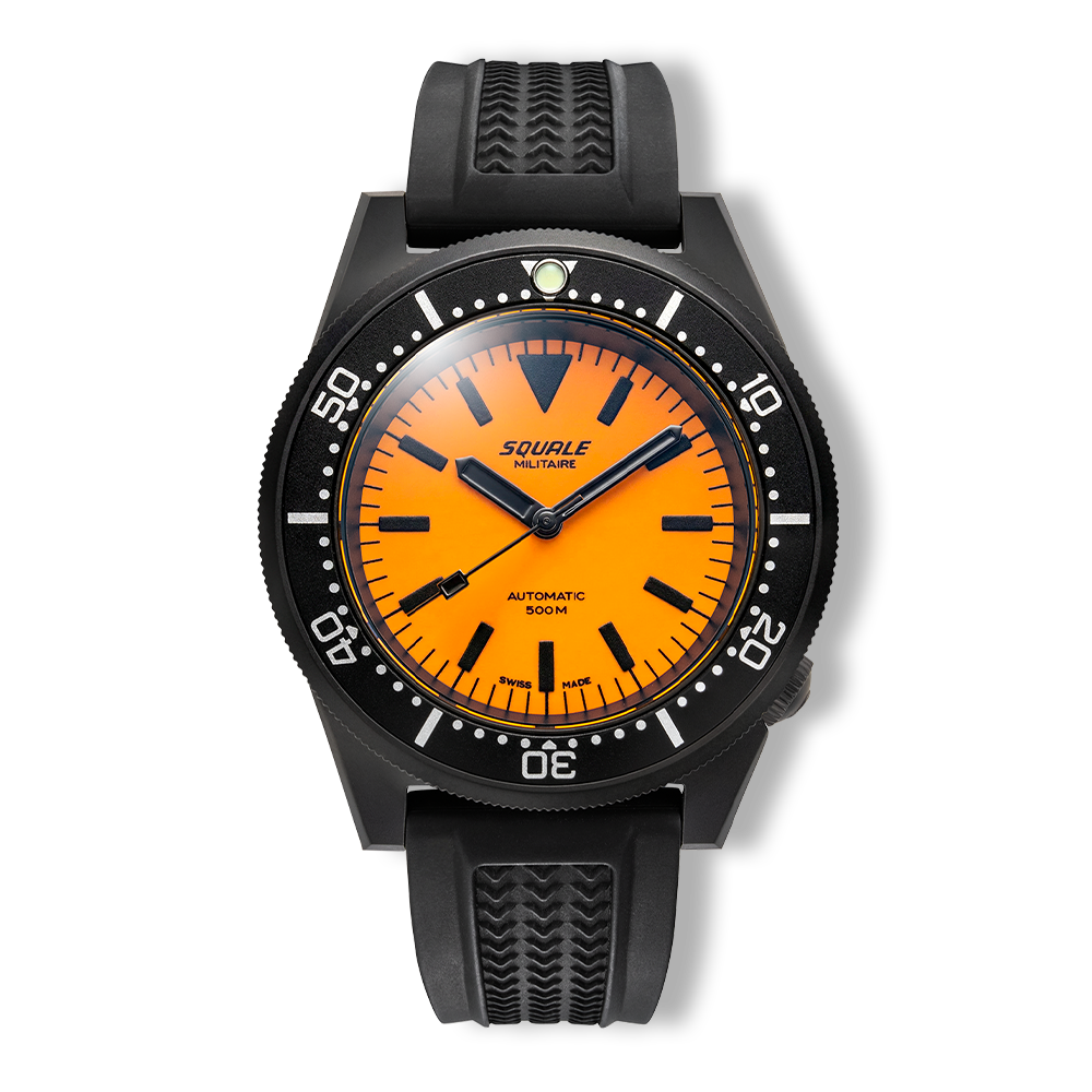 Squale 1521 DLC Full Luminous Orange Militaire Automatic - 1521DLCFOR.VO