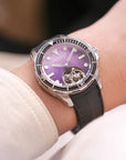 Peacock HAIYI Tourbillon Watch Diver [Limited Edition] - 孔雀海翼陀飛輪潛水錶 [限量版] - PFG0601.03 Purple