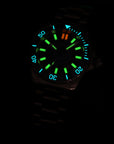 Aquatico Super Ocean Tritium T100 氣燈 潛水機械錶 Blue Dial