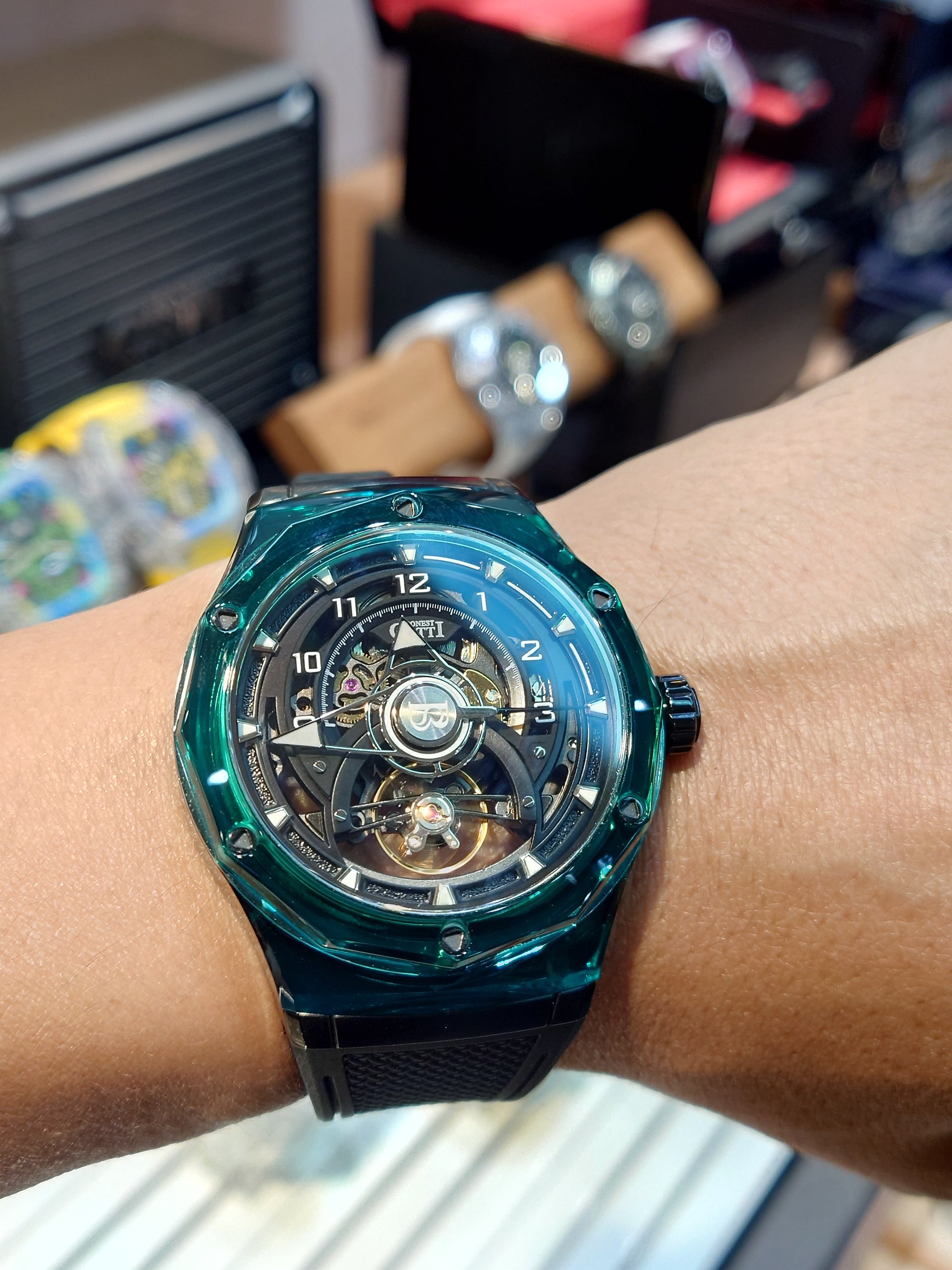 Bonest Gatti 水晶自動錶 BG6003-R3