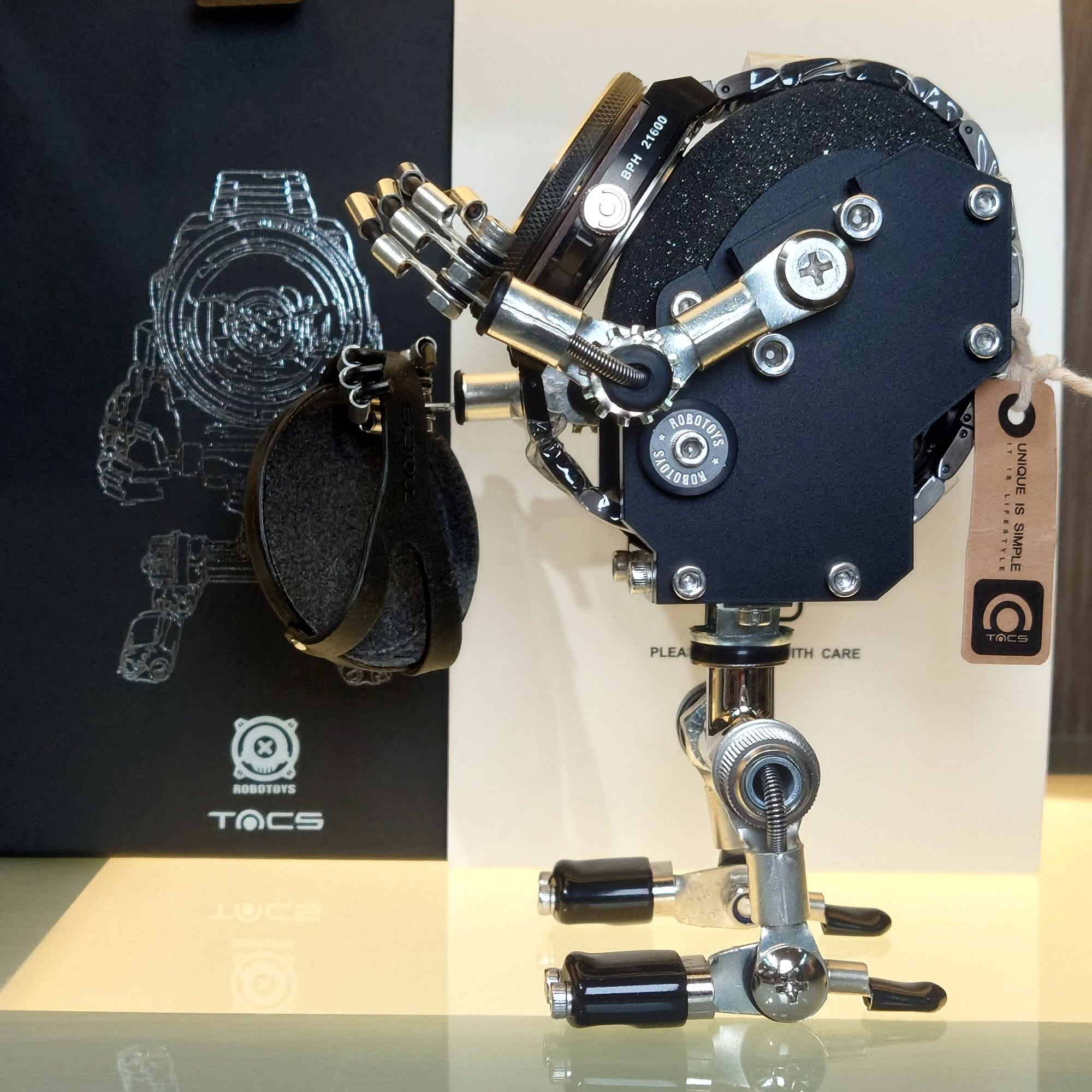 TACS AVL II - Shutter Silver 鏡頭自動錶 TS1803-FR  連機械人套裝