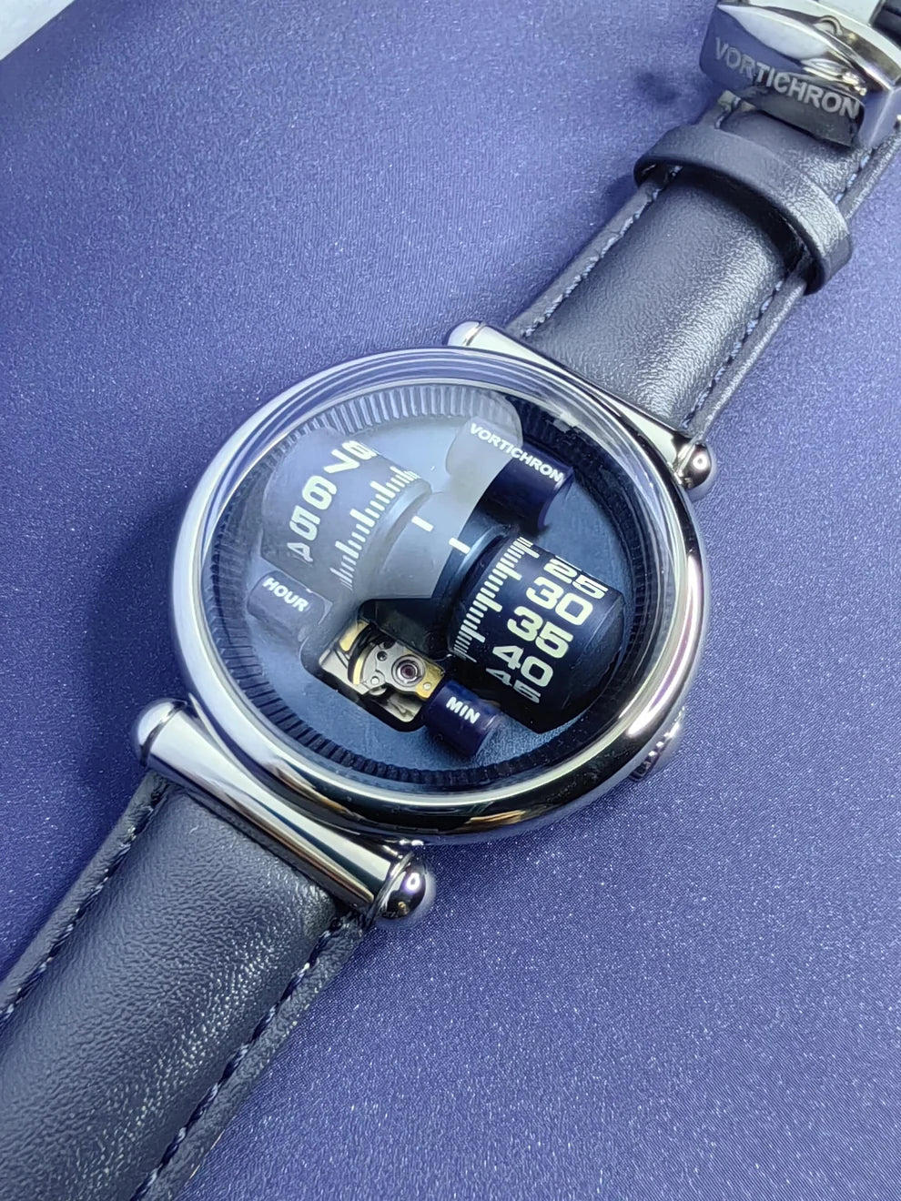 Vortichron Double Roller Automatic Watch - ROYAL BLUE