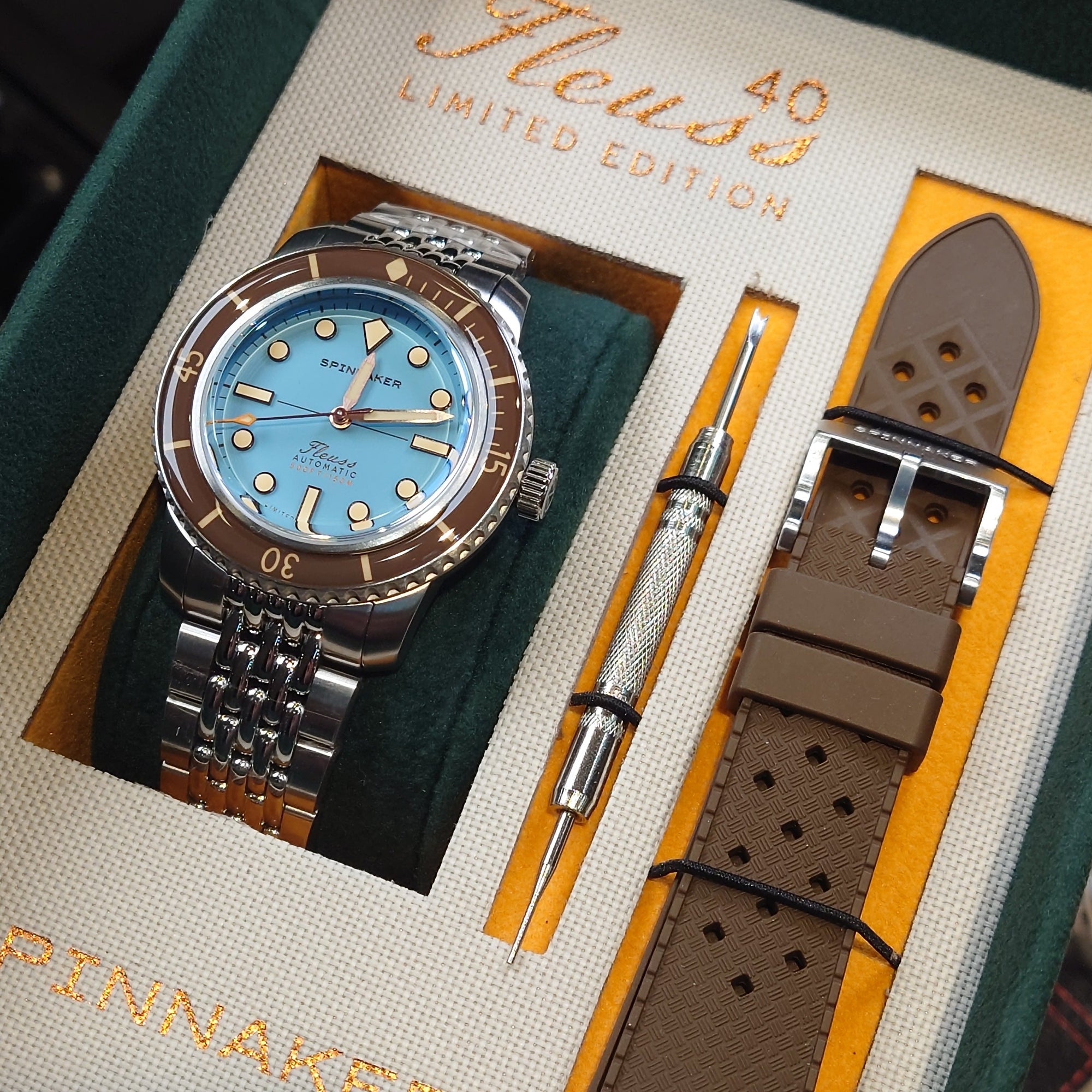 Spinnaker Fleuss 40 潛水自動錶限量版套裝 SP-5133-44