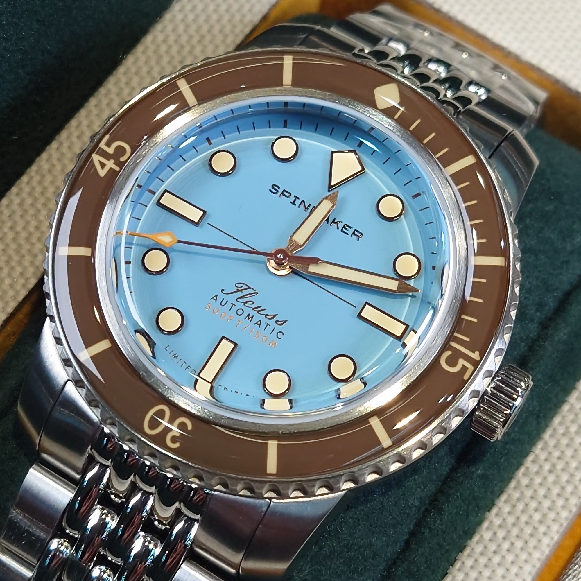 Spinnaker Fleuss 40 潛水自動錶限量版套裝 SP-5133-44