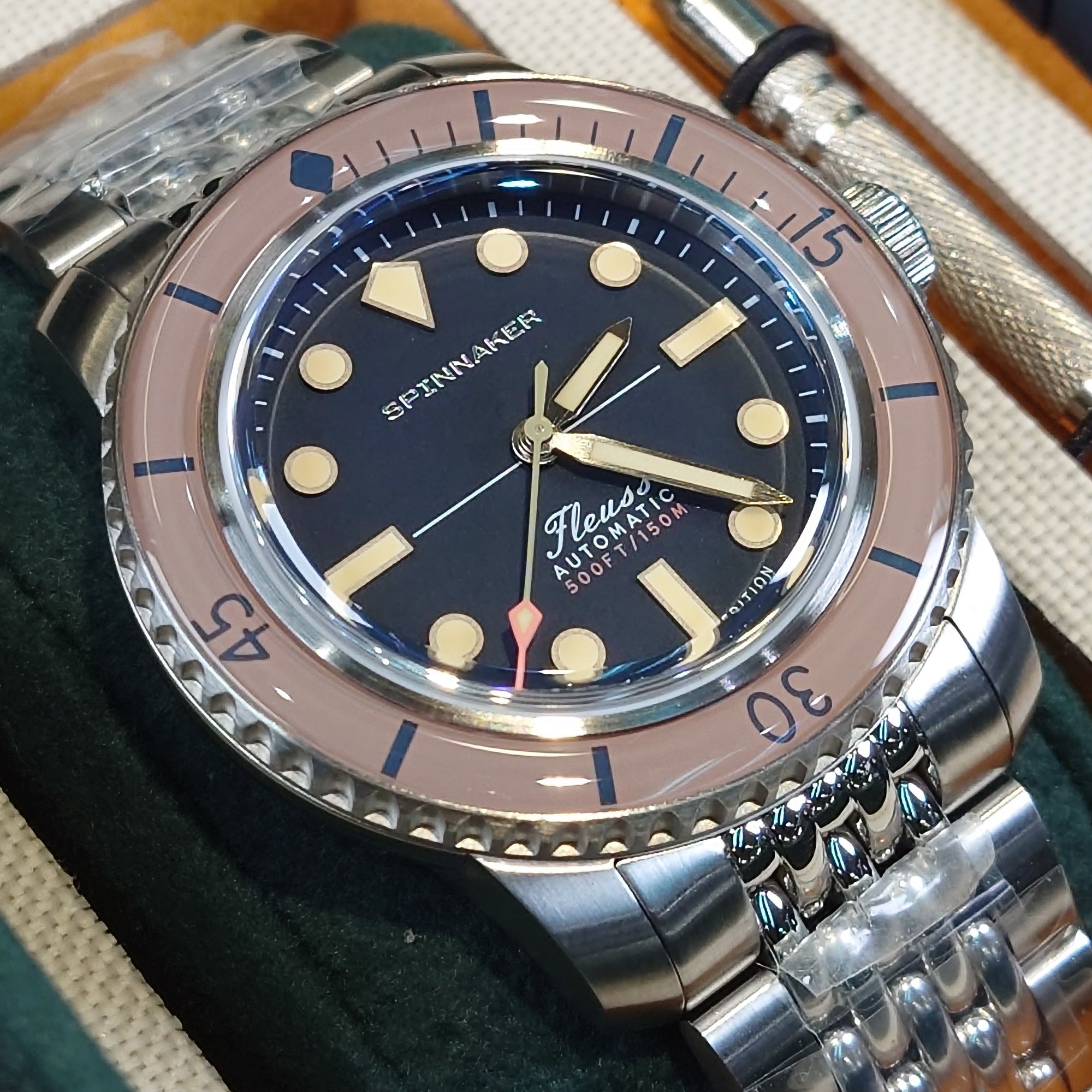 Spinnaker Fleuss 40 潛水自動錶限量版套裝 SP-5133-66