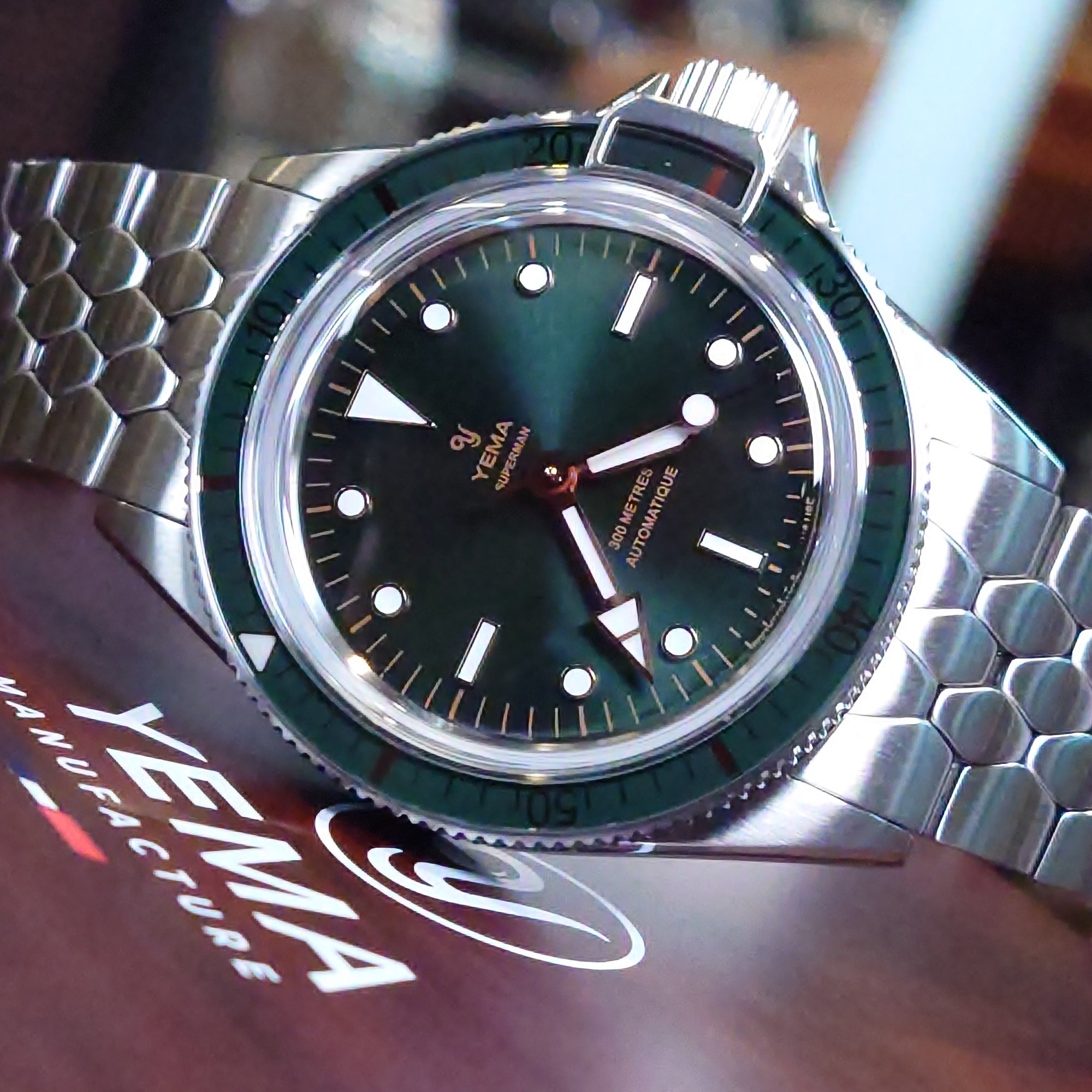 Yema 野馬錶 - Superman Gilt CMM.10 - 12.14.55.SN.M2 Green