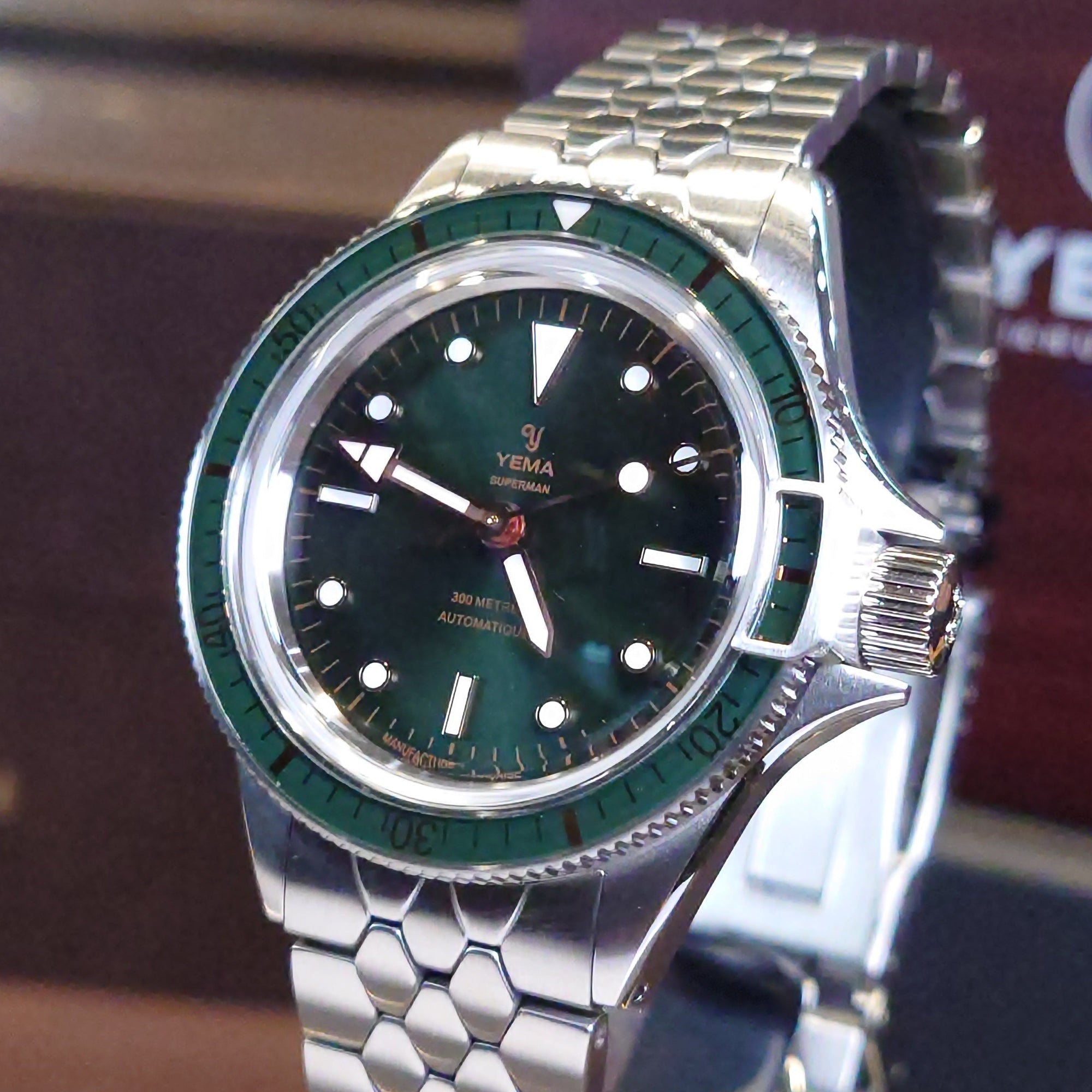 Yema 野馬錶 - Superman Gilt CMM.10 - 12.14.55.SN.M2 Green