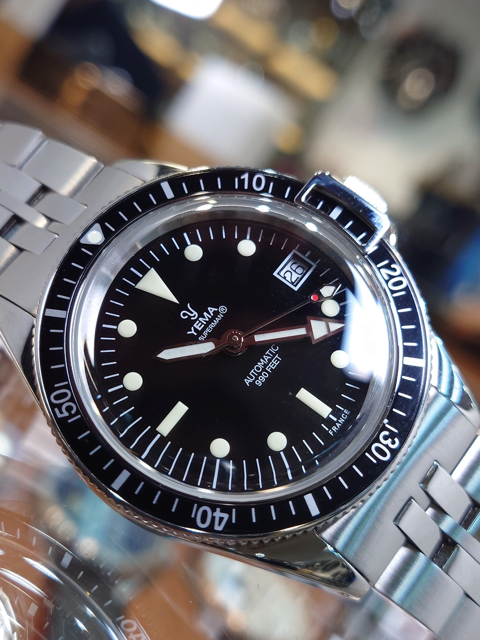 Yema 野馬錶 - Superman Heritage 2018復刻版 ETA-2824機芯