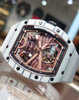 Bonest Gatti 現貨發售 酒桶形夜光碳纖維自動錶 東瀛武士-BG9008-R1 White
