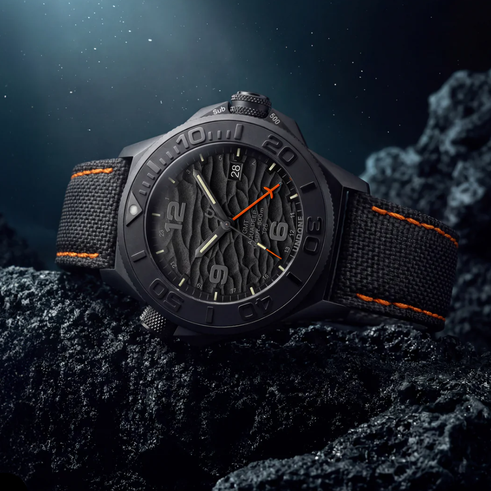 UNDONE Aquadeep Trigalight GMT 500m automatic diver watch
