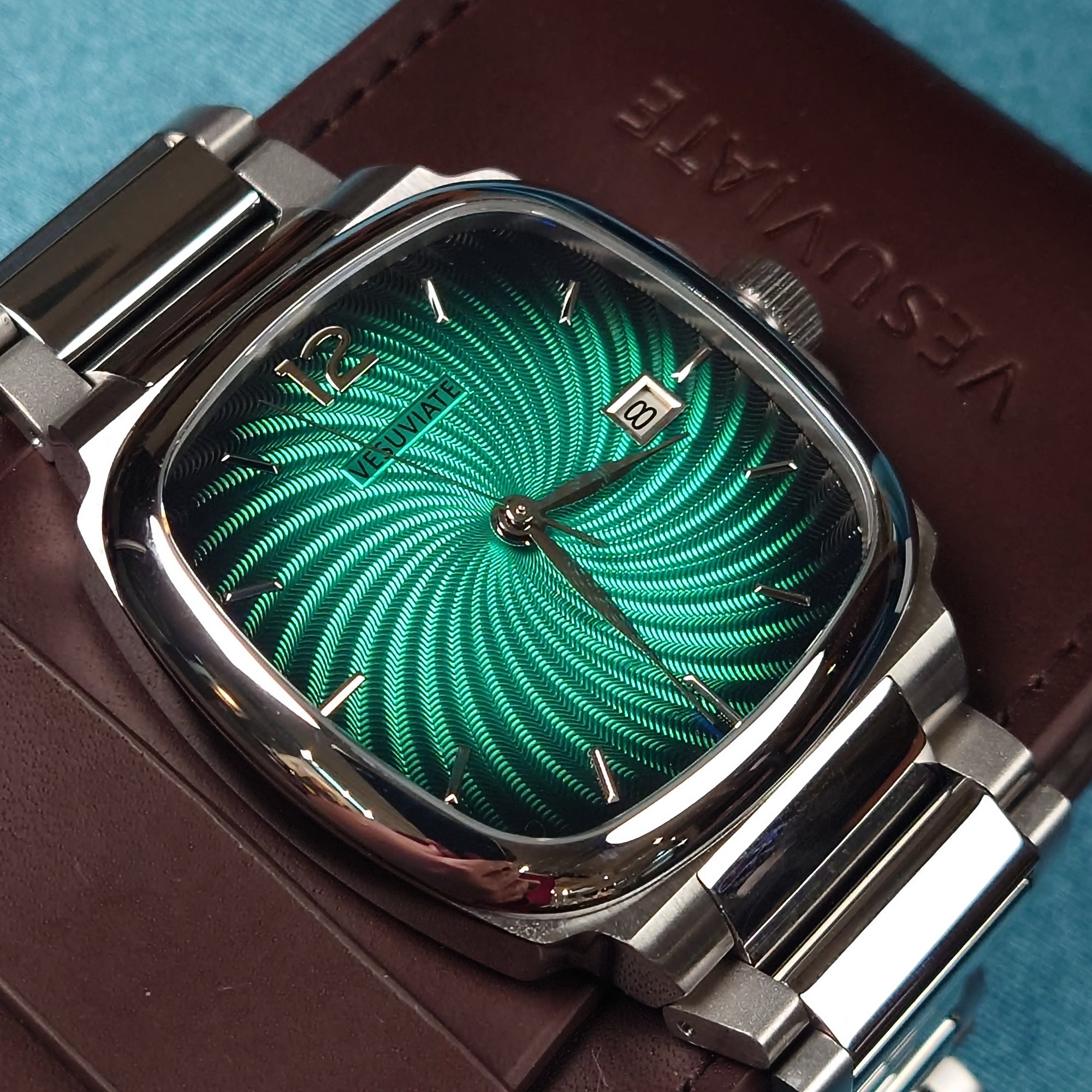 VESUVIATE Attivo Guilloché Edition - Cyan