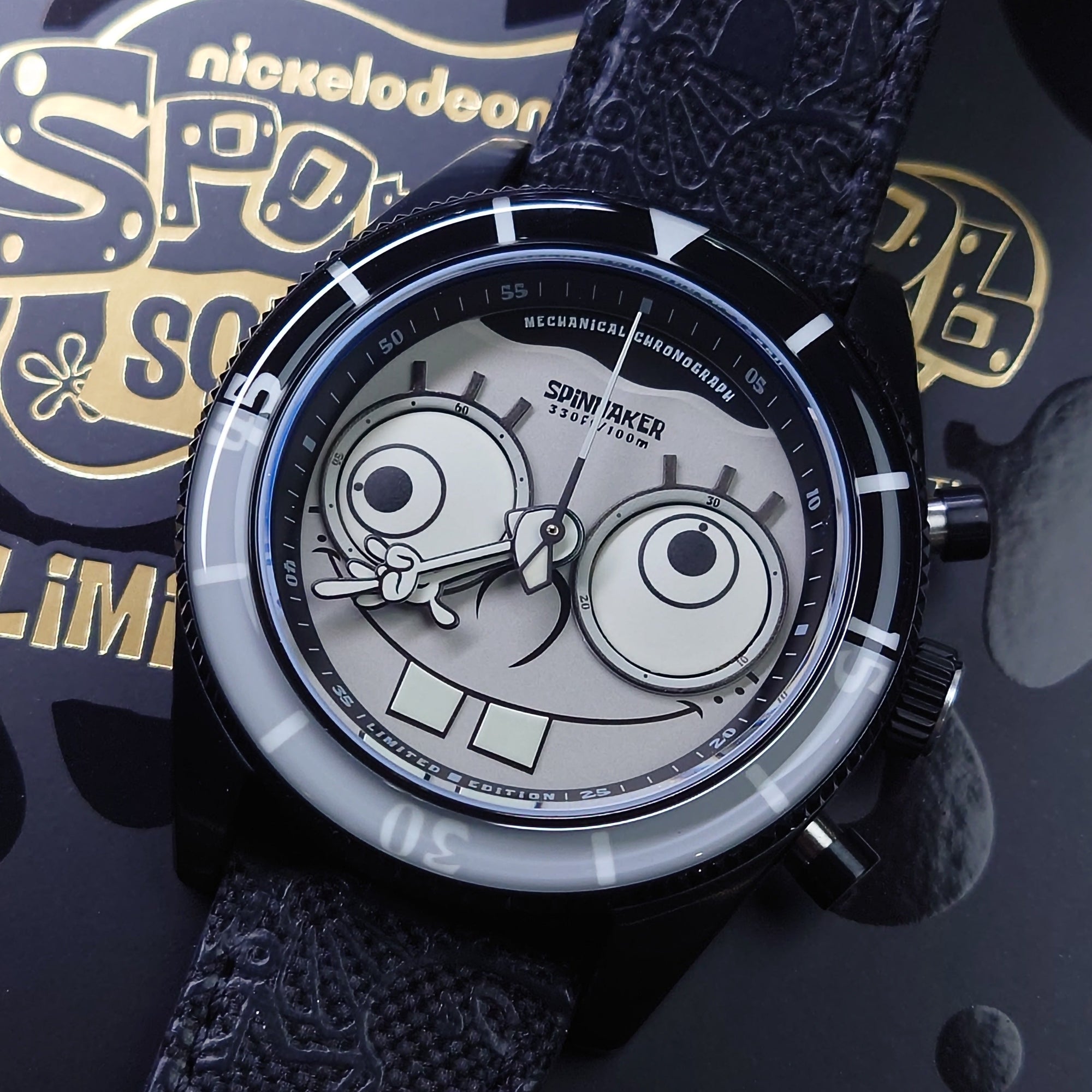 Spinnaker x Spongebob 海綿寶寶 Limited Edition SP-5153-02 Black