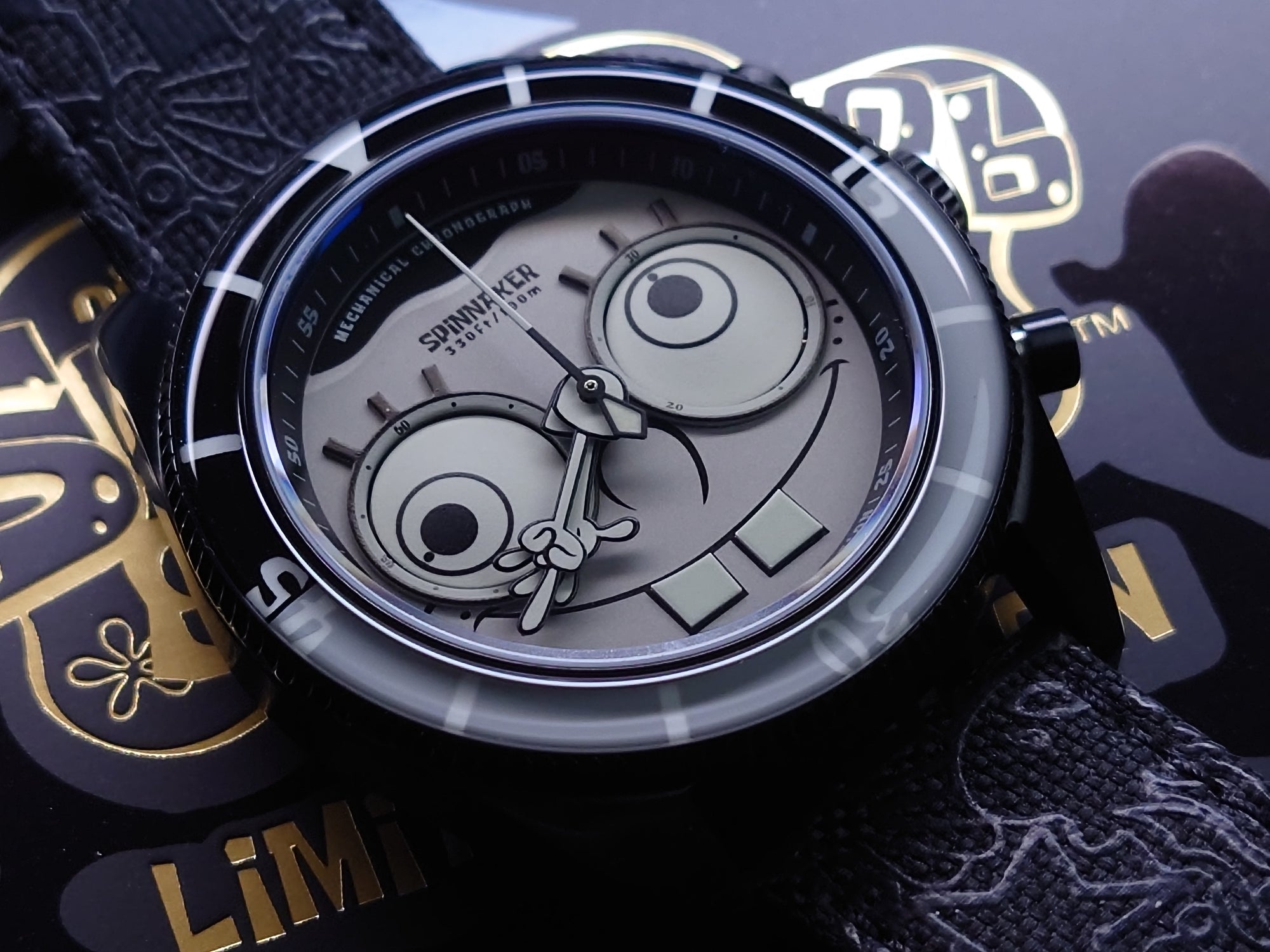 Spinnaker x Spongebob 海綿寶寶 Limited Edition SP-5153-02 Black