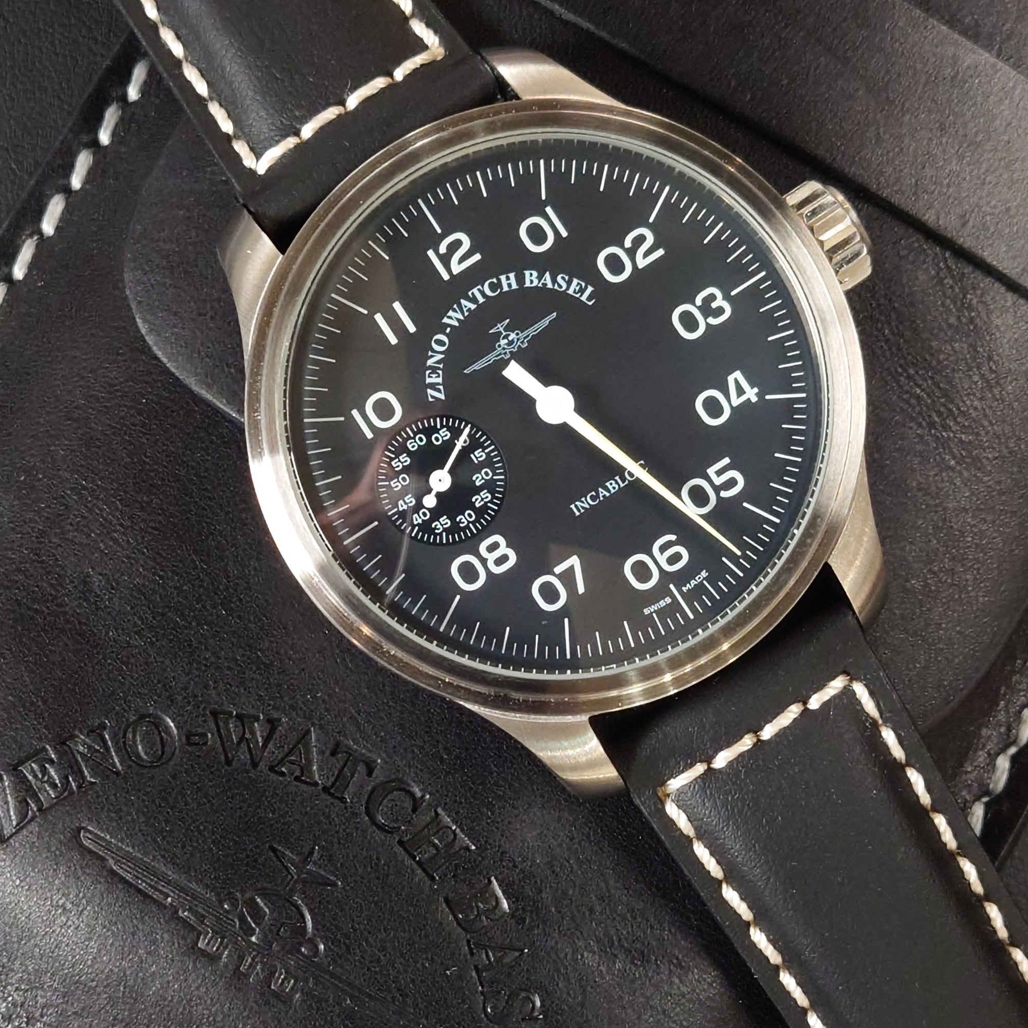瑞士 Zeno-Watch Basel Oversized Retro Uno 手動上鏈錶 單指針手錶 8558-9Uno-i1 ETA6497