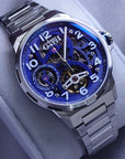 Bonest Gatti 現貨發售 透視自動錶- BG8010-S1 blue