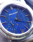 BEAUFORT Permian Rift - Azurite 藍銅礦, micro rotor with steel bracelet