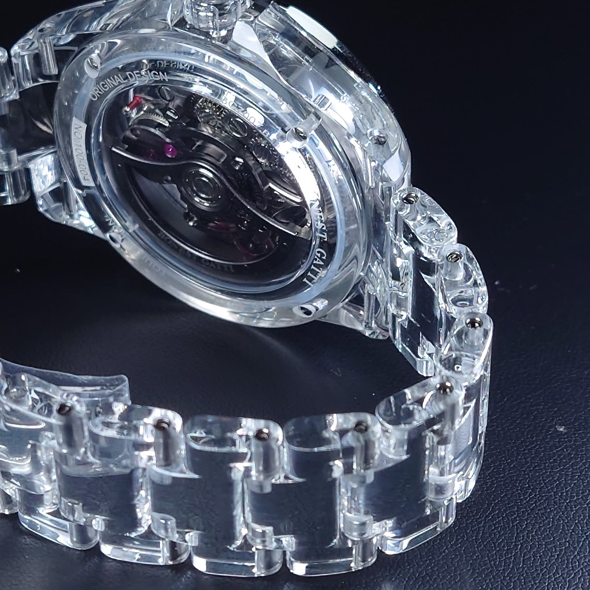 Bonest Gatti 72-Hour Rainbow Crystal Automatic Tourbillon BG7007-G1