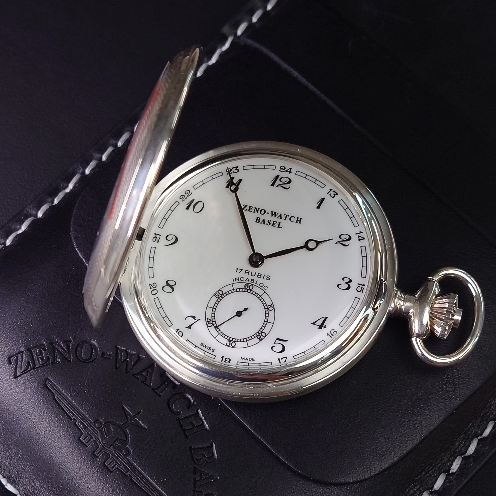 Zeno-Watch Basel 925 純銀陀錶