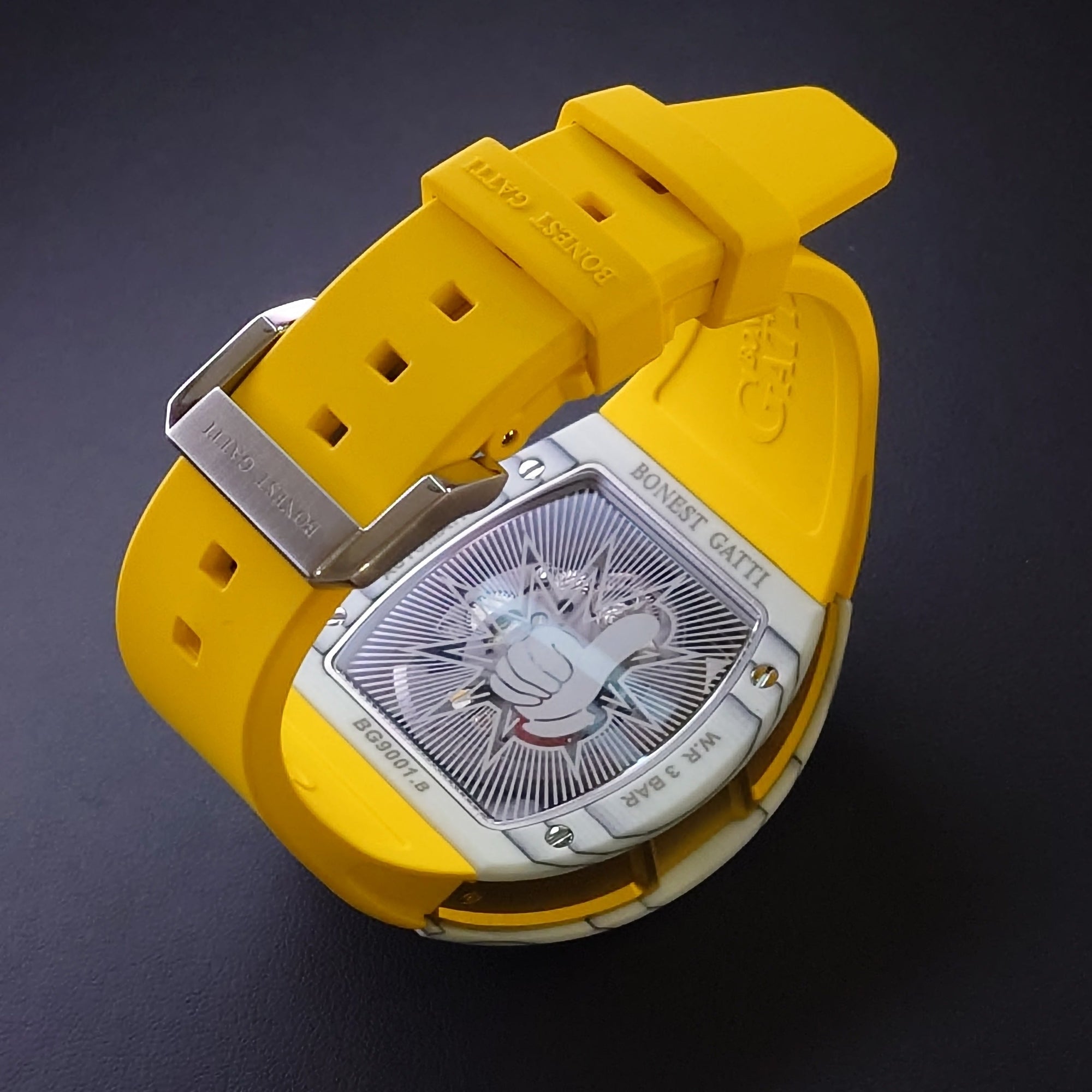 Bonest Gatti 夜光碳纖維自動錶 BG9001-R1