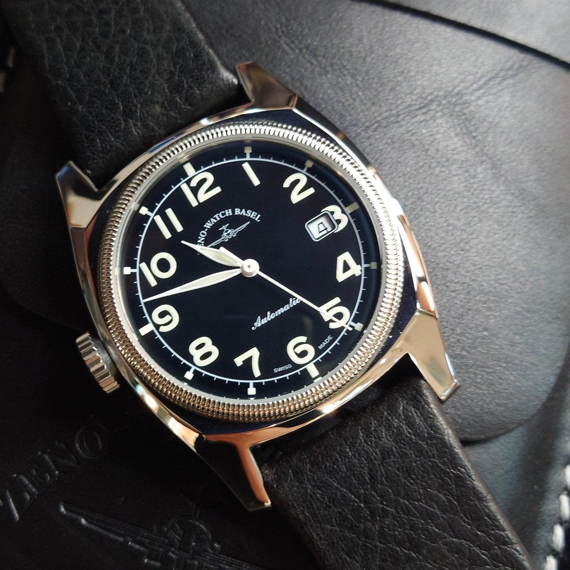 Zeno-Watch Basel Retro Carre Lefthander Automatic 左手自動錶 6164-a1