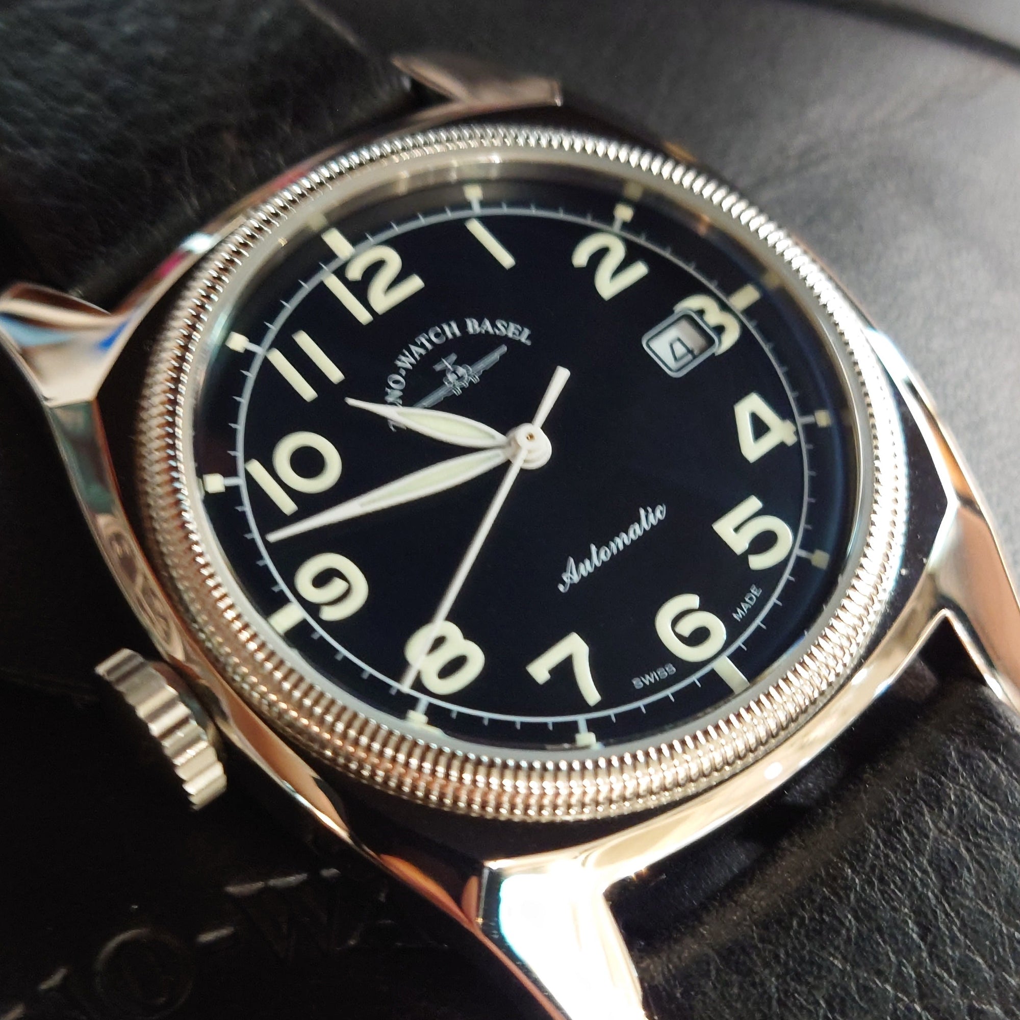 Zeno-Watch Basel Retro Carre Lefthander Automatic 左手自動錶 6164-a1