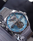 Bonest Gatti Hollowed Dial Integrated Strap Automatic Watch - BG8014-S1