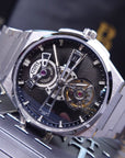 Bonest Gatti Engraved Dial Integrated Strap Automatic Watch - BG8014-S2